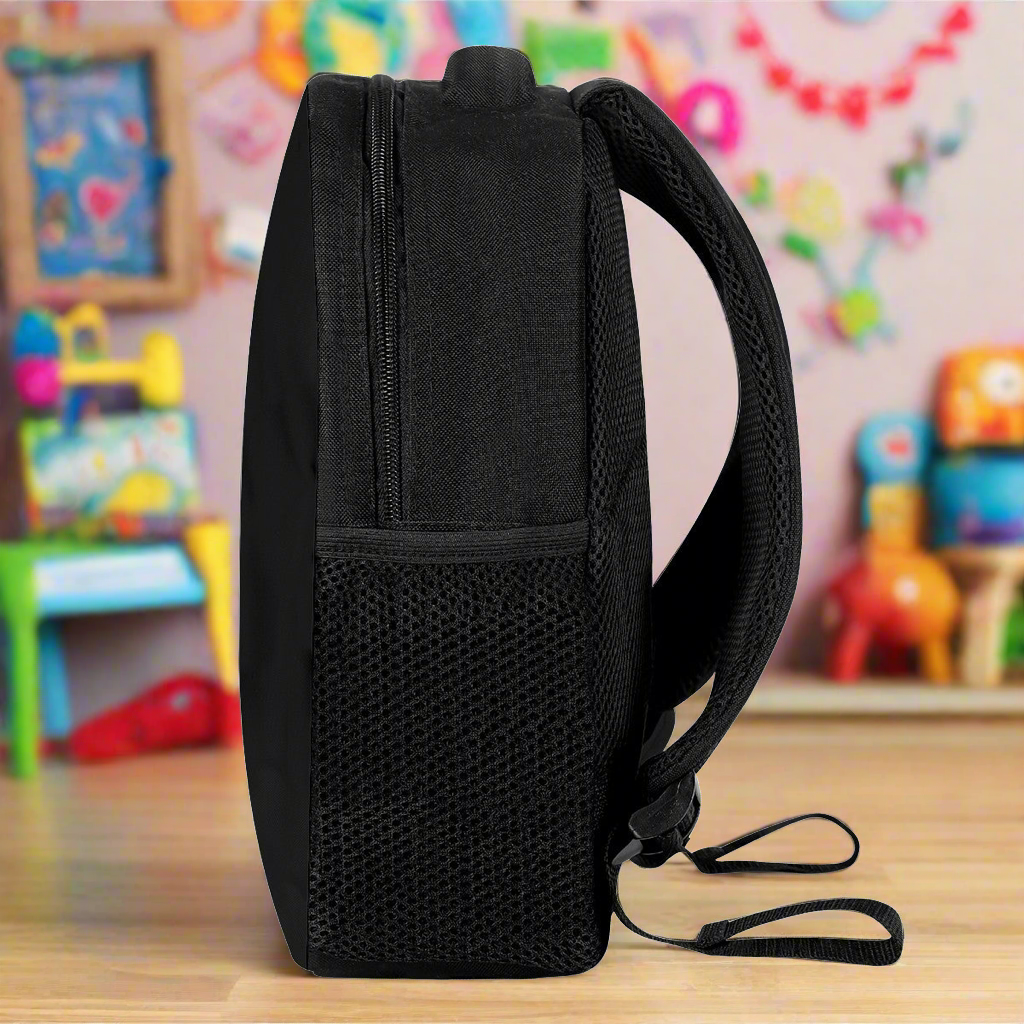 Black 12 Inch Toddler Felt Backpack