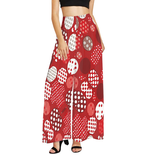 Wide leg pants white