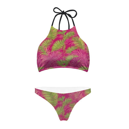 Wrapped-chest Bikini white