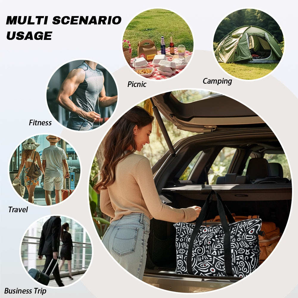 Ethnic African Lightweight luggage