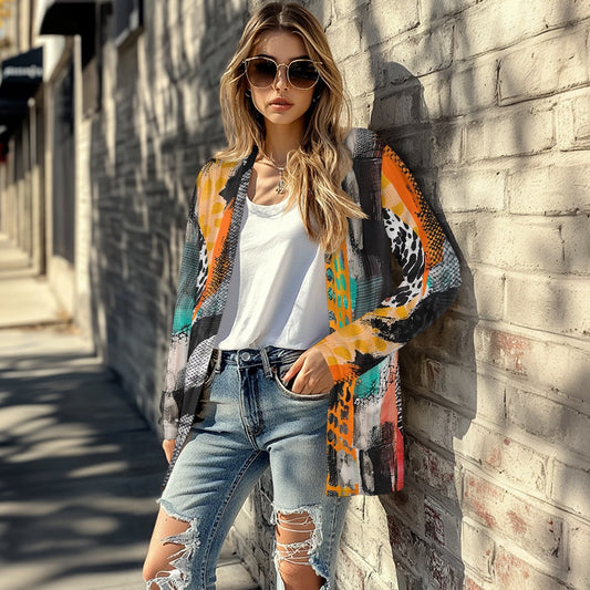 Long-sleeved cardigan jacket