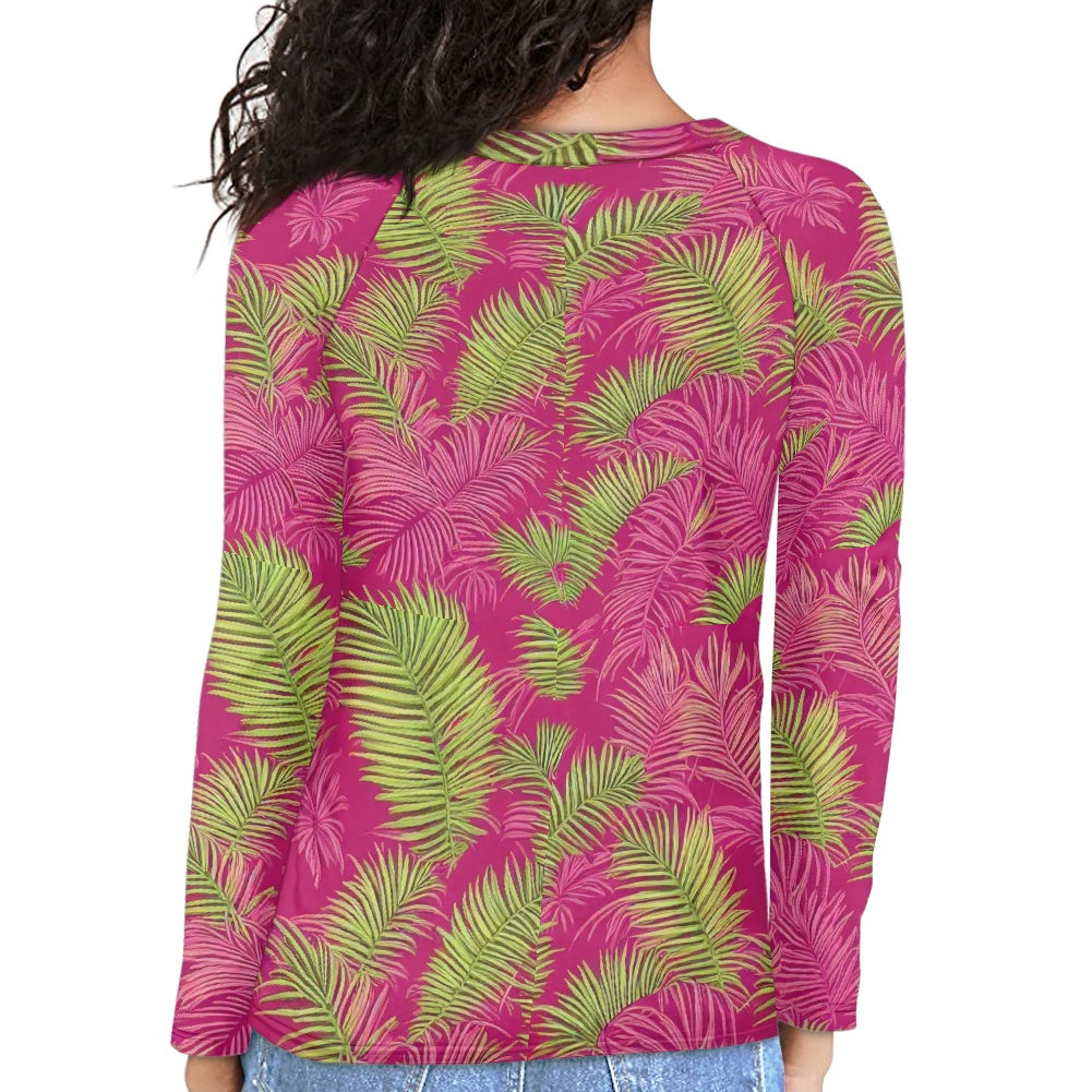 Long sleeve loose T-shirt