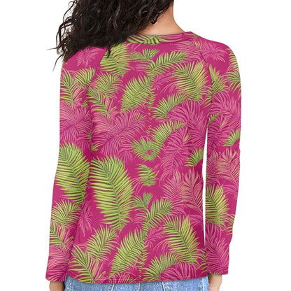 Long sleeve loose T-shirt