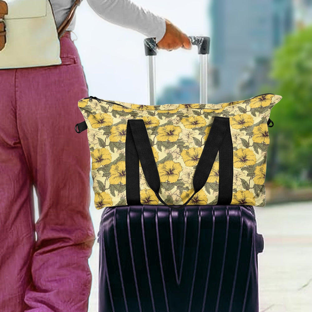 Yellow Hibiscus Lightweight luggage