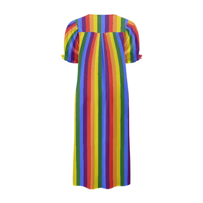 Puff sleeve dress