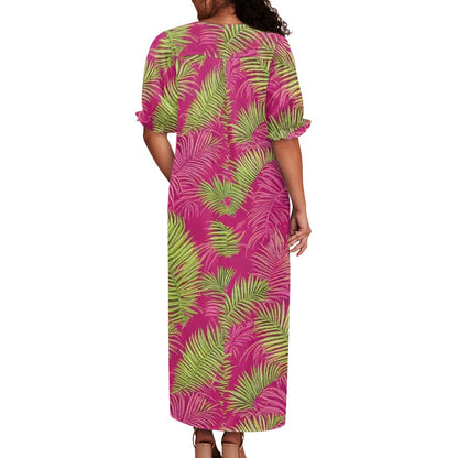 Puff sleeve dress