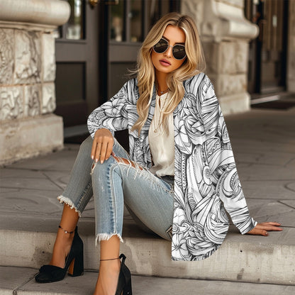 Long-sleeved cardigan jacket