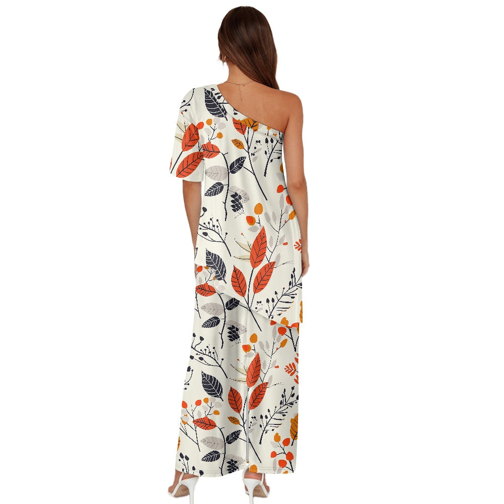 Elegant Off-Shoulder Two-Piece Dress for Women