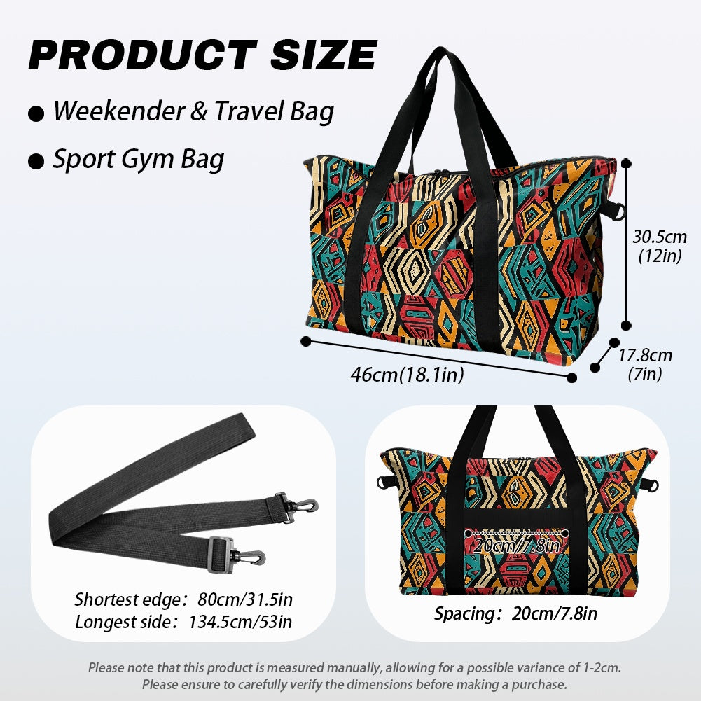 Ethnic Geometric pattern Lightweight luggage