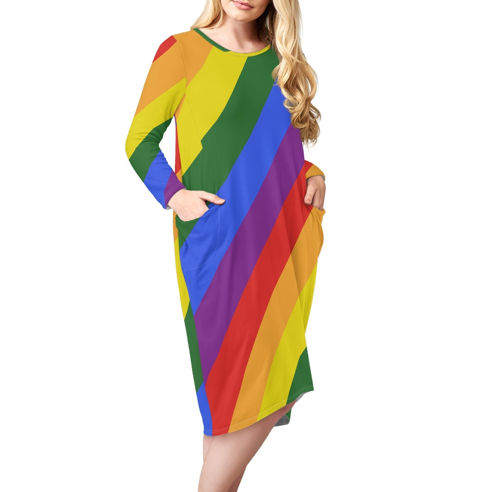 Rainbow Long sleeve nightdress