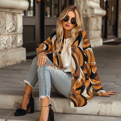 Long-sleeved cardigan jacket