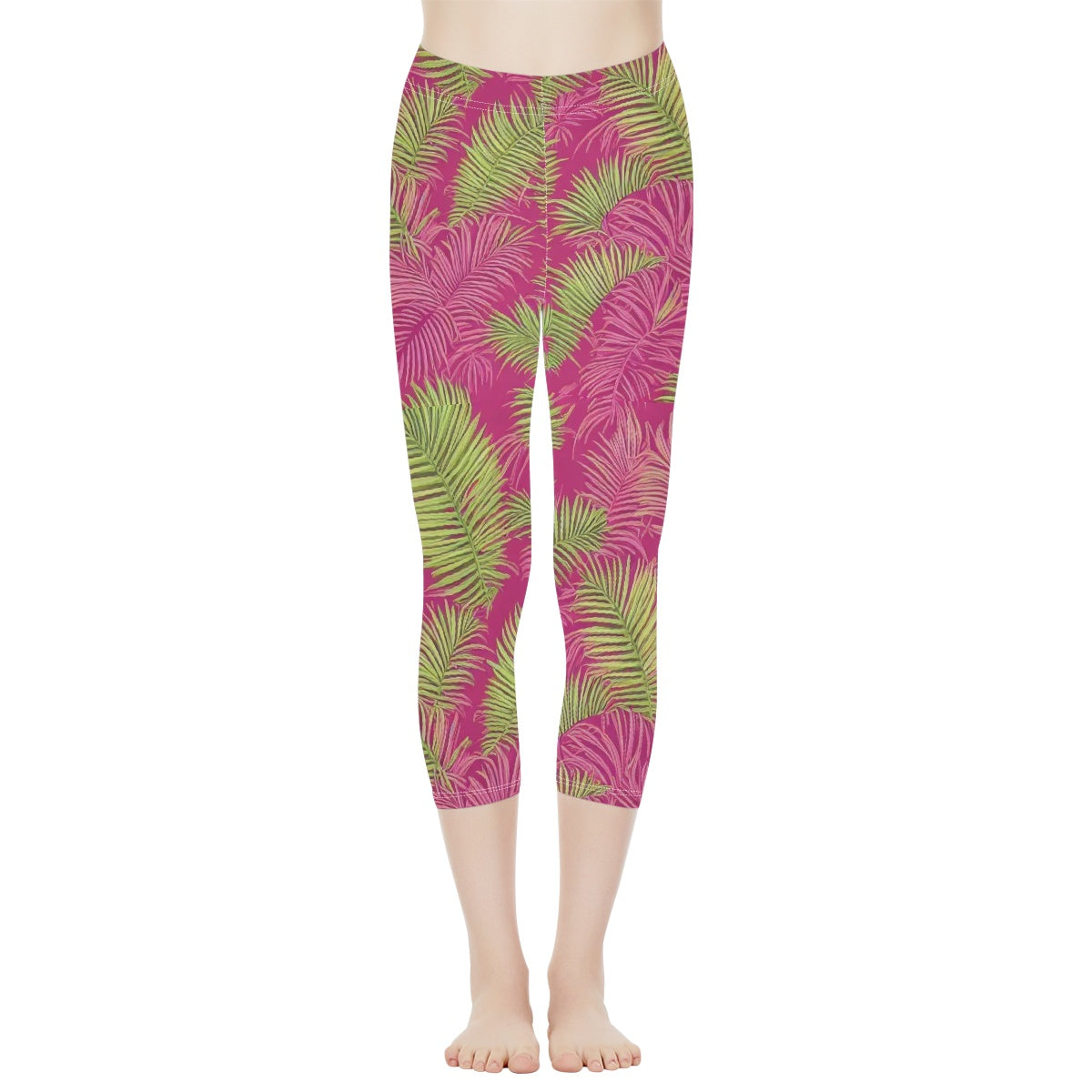 All-Over Print Women's Yoga Pants white