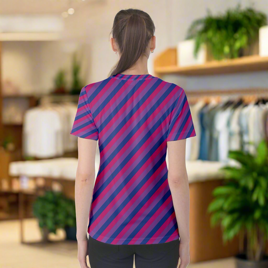 Bisexual Flag Women's Cotton Tee