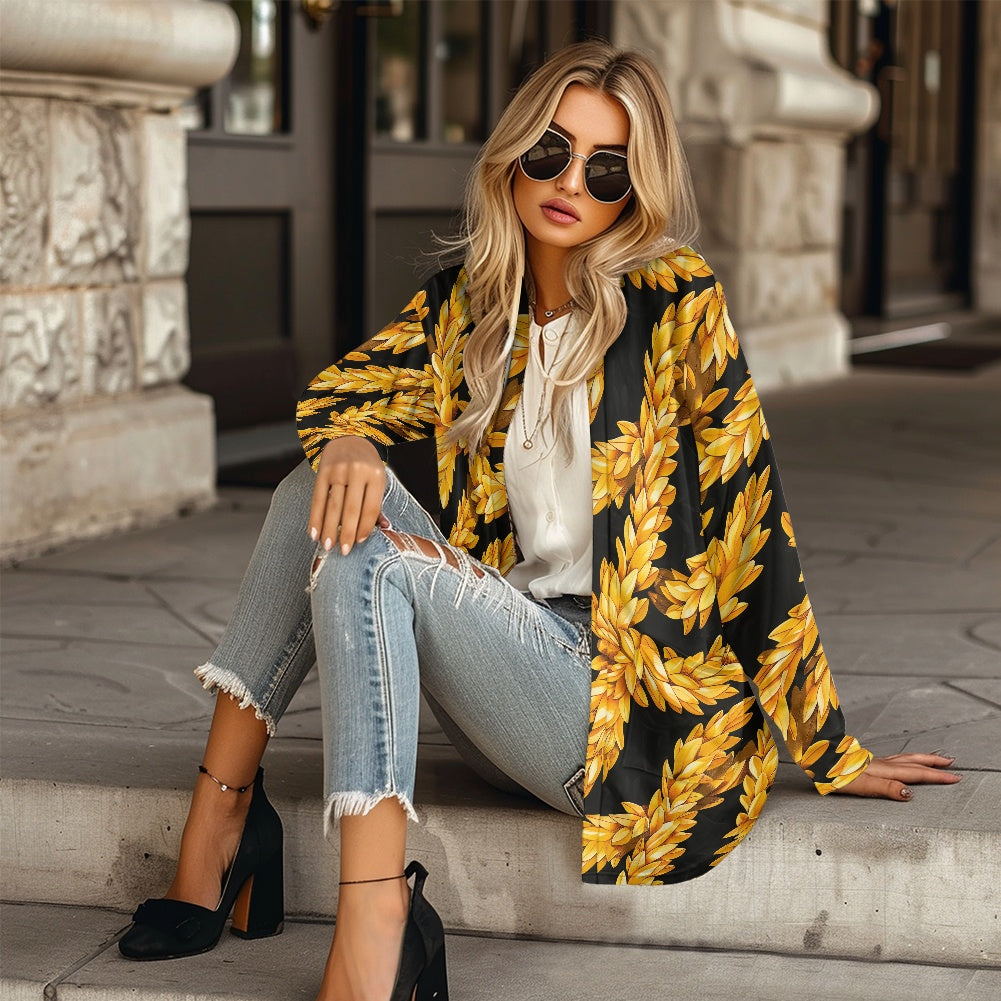 Long-sleeved cardigan jacket