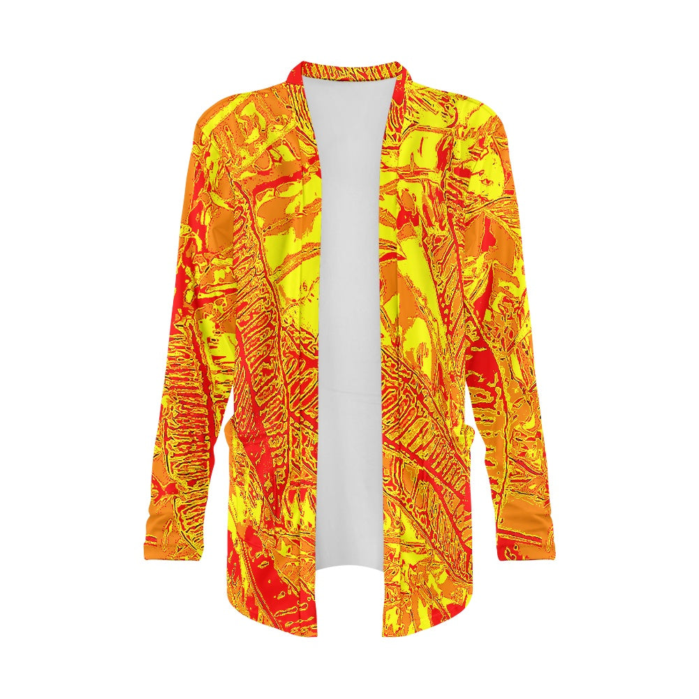 Long-sleeved cardigan jacket
