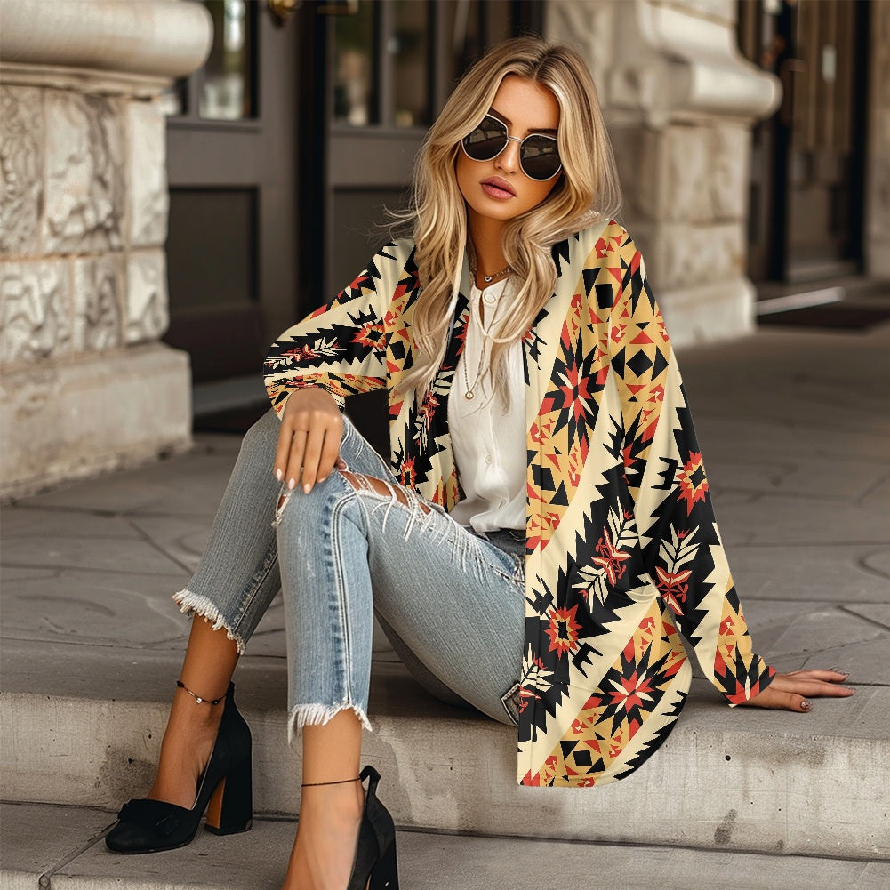 Long-sleeved cardigan jacket