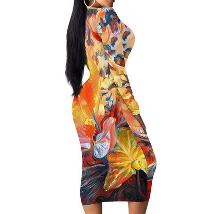 Long-sleeved dress