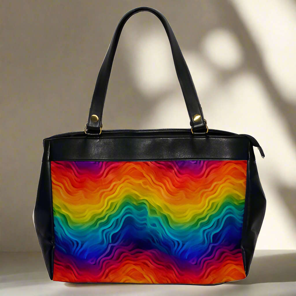 Lgbtq Rainbow Oversize Office Handbag