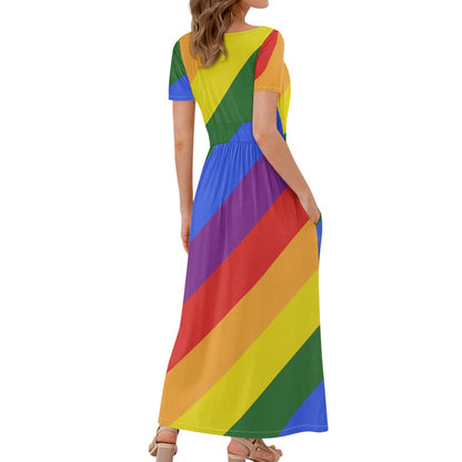 Rainbow Ladies dress