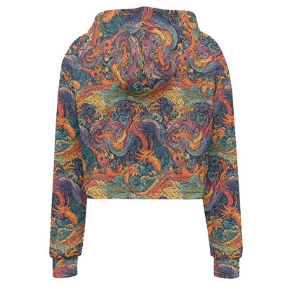 Women's midriff-baring sweatshirt - Chinese