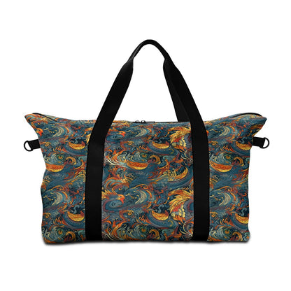 Chinese Dragon and Phoenix Lightweight luggage white ONESIZE