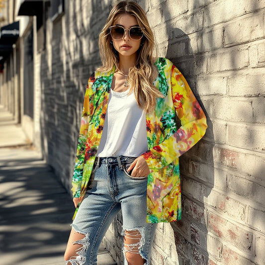 Long-sleeved cardigan jacket