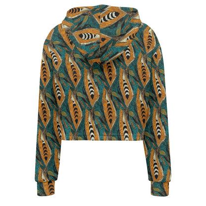 Women's midriff-baring sweatshirt - Ethnic