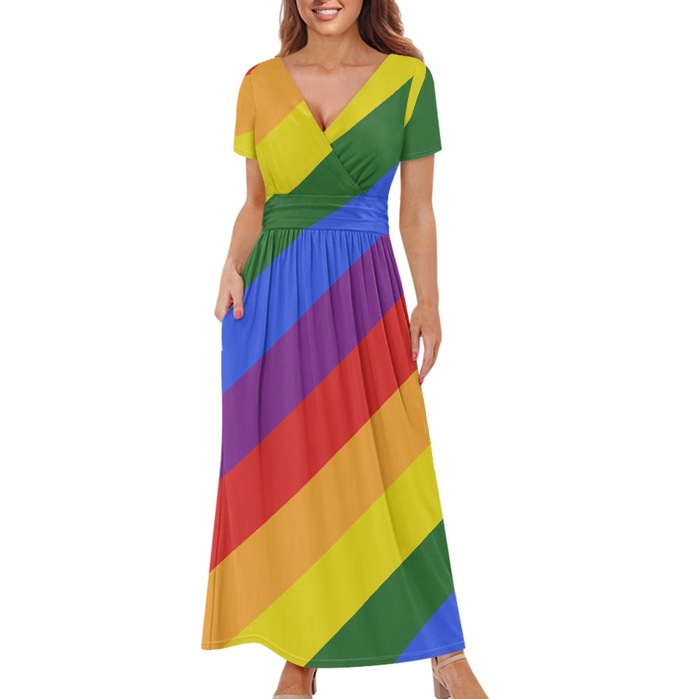 Rainbow Ladies dress