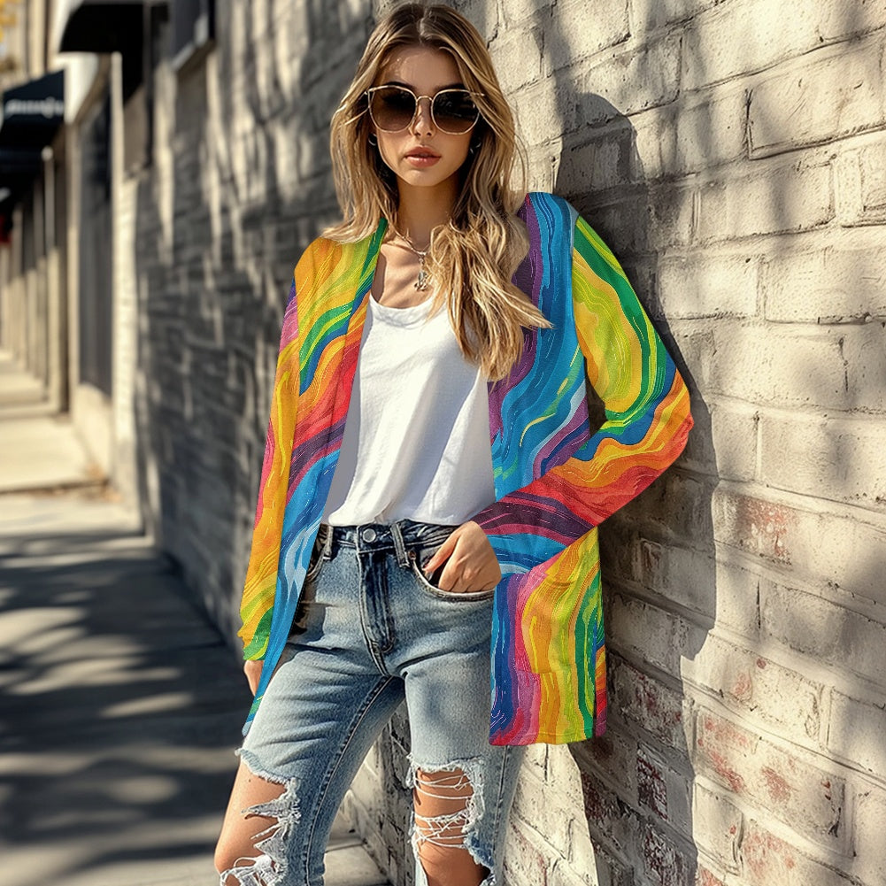 Long-sleeved cardigan jacket