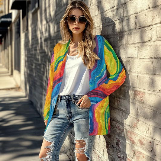 Long-sleeved cardigan jacket