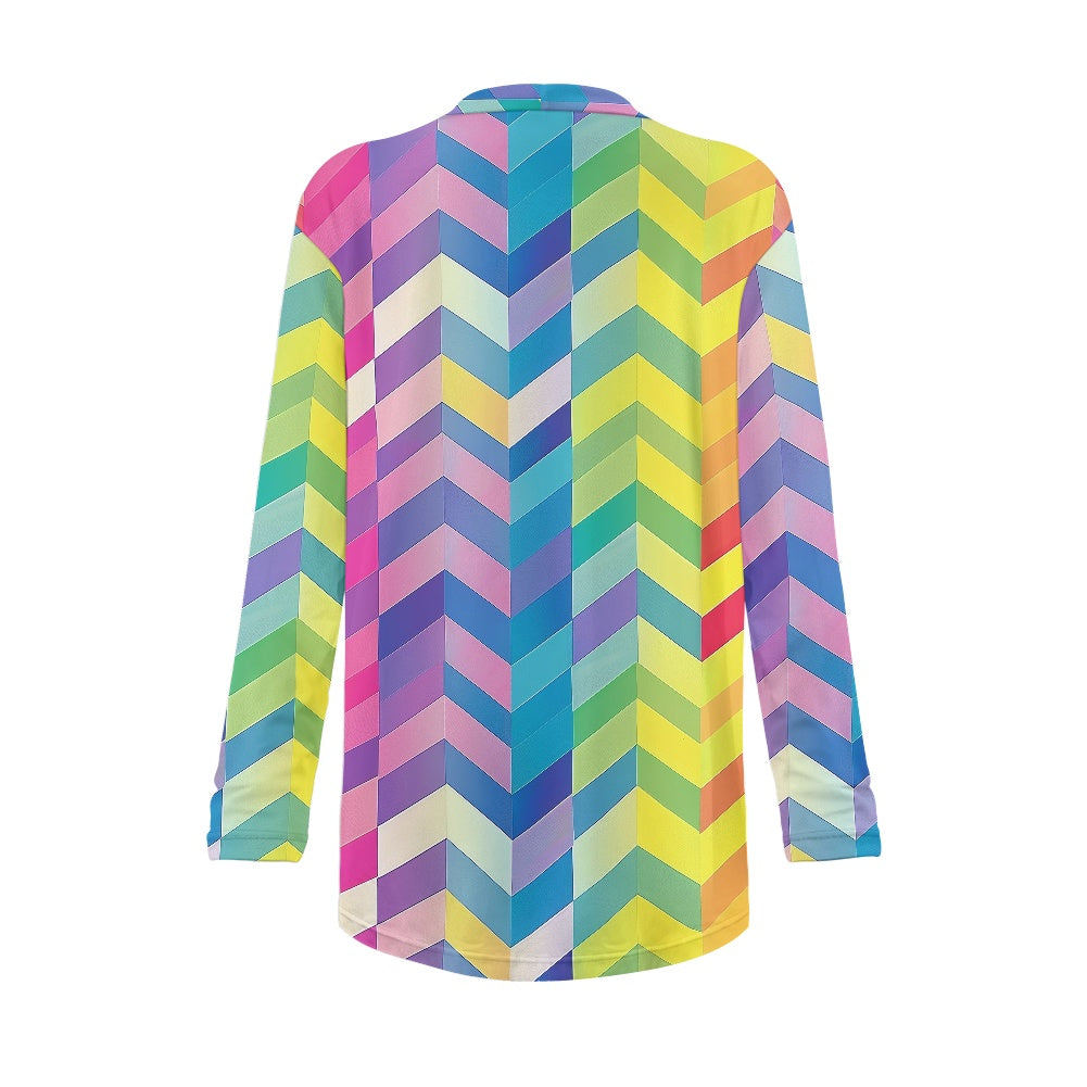 Long-sleeved cardigan jacket