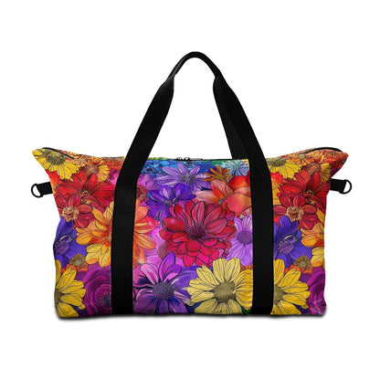 Floral Rainbow Lightweight luggage