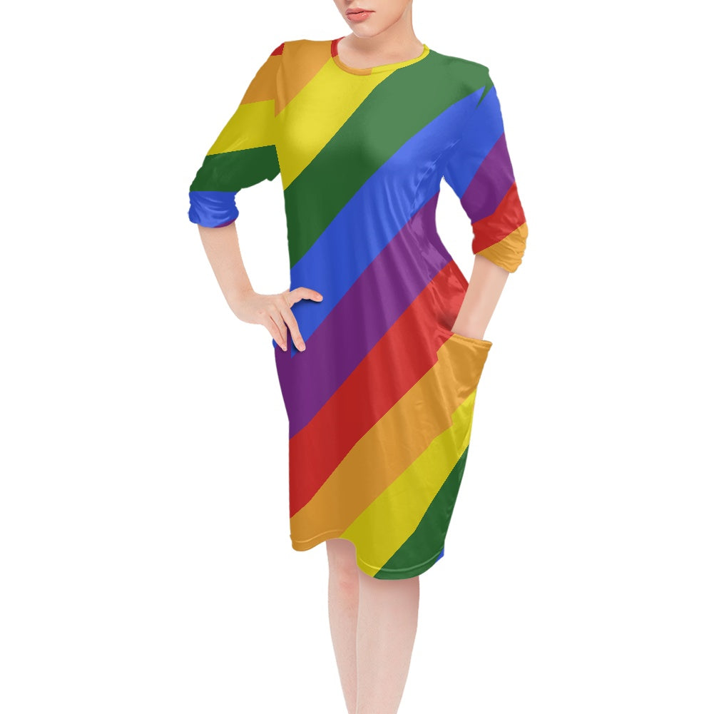 Rainbow Long sleeve nightdress