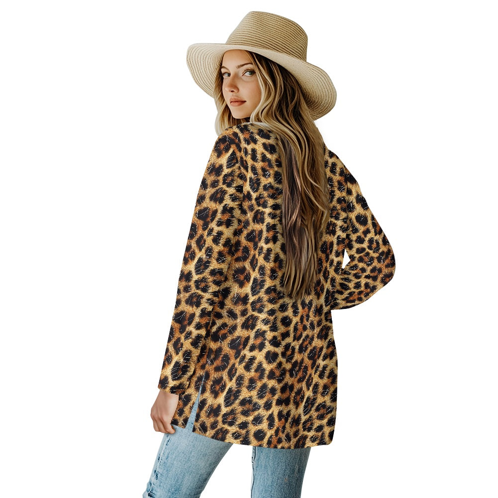 Long-sleeved cardigan jacket