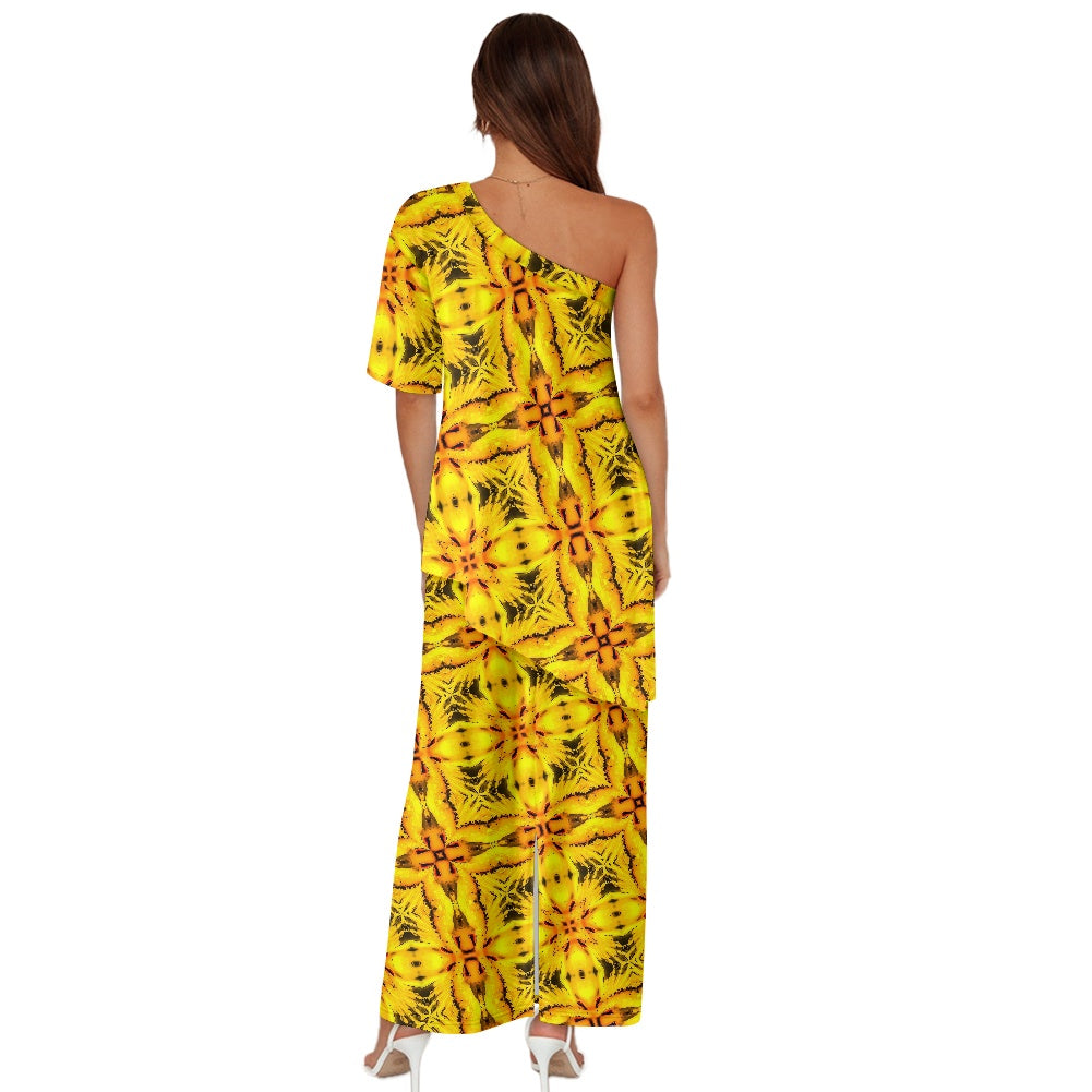 Elegant Off-Shoulder Two-Piece Dress for Women