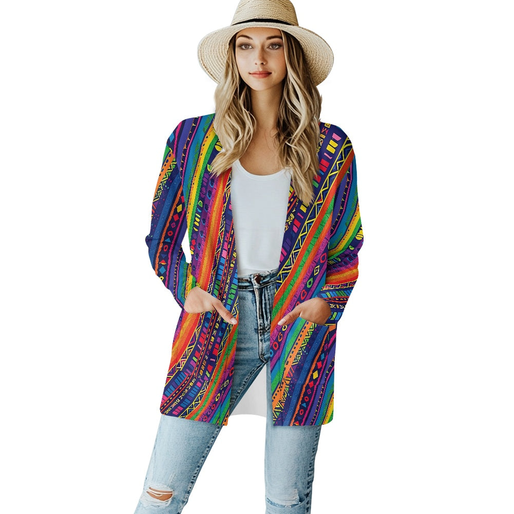 Long-sleeved cardigan jacket
