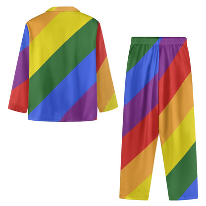 Rainbow Ladies Pajamas (button)