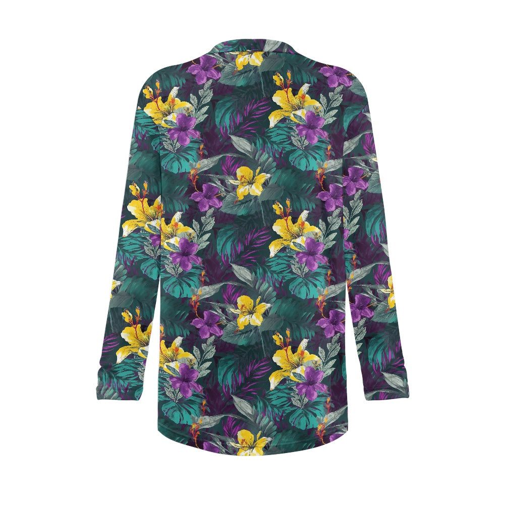 Long-sleeved cardigan jacket