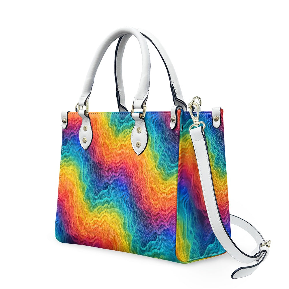 Women's PU leather twill handbag