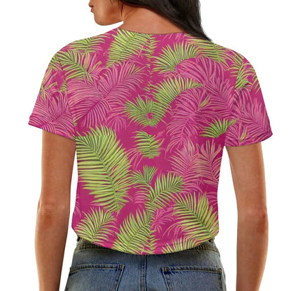 Women's short baseball jersey