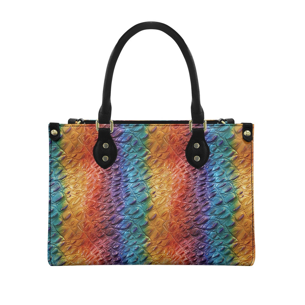 Ostrich Rainbow Pride Women's PU leather twill handbag