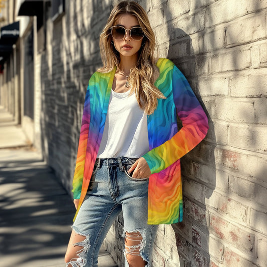 Long-sleeved cardigan jacket