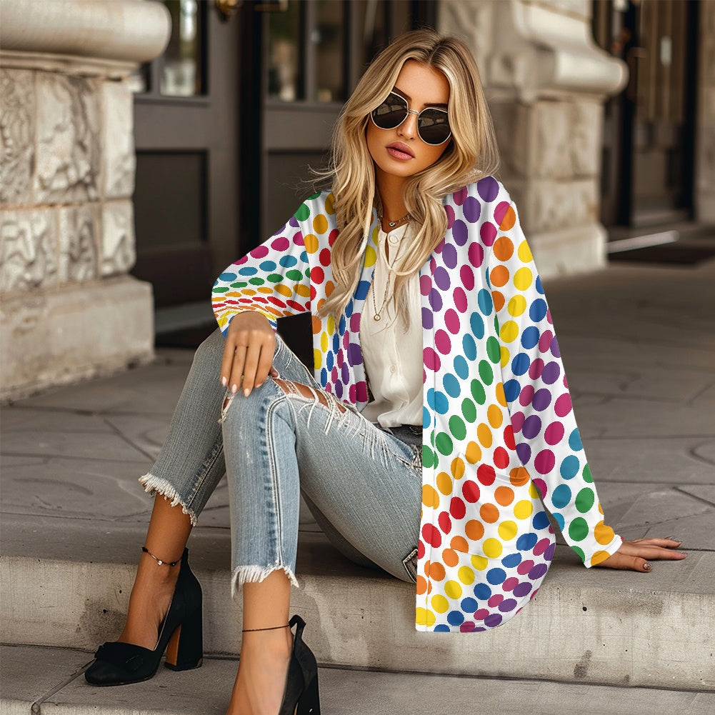 Long-sleeved cardigan jacket