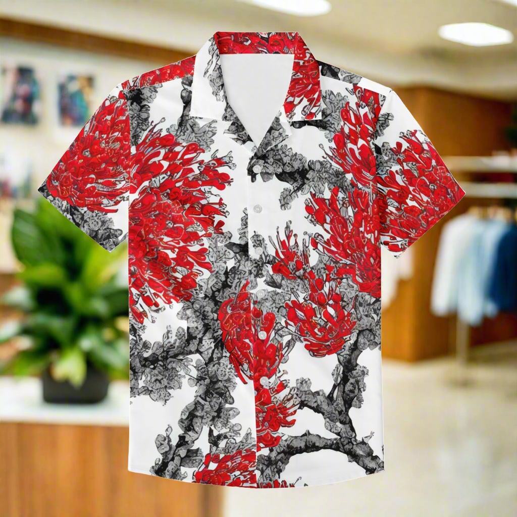 Vintage Men's Hawaiian Shirt | Men's Aloha Shirt