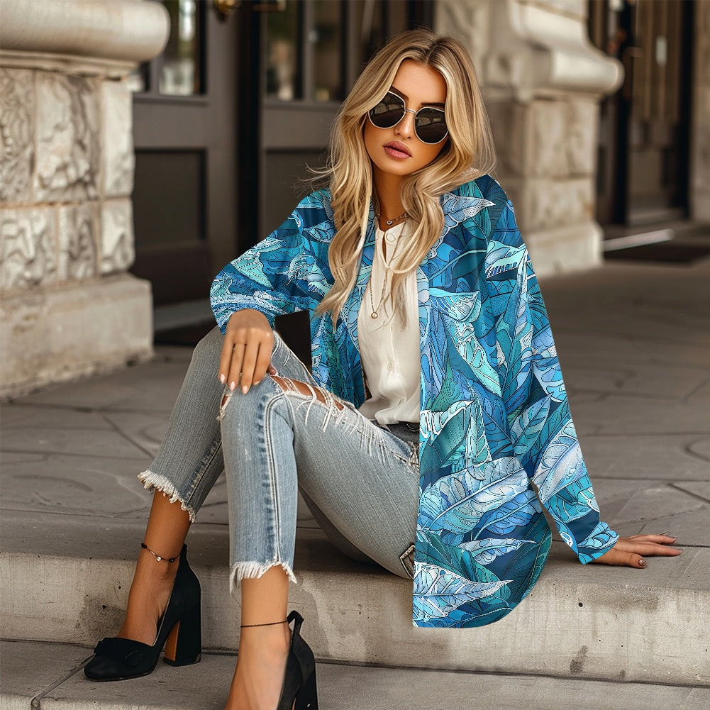 Long-sleeved cardigan jacket