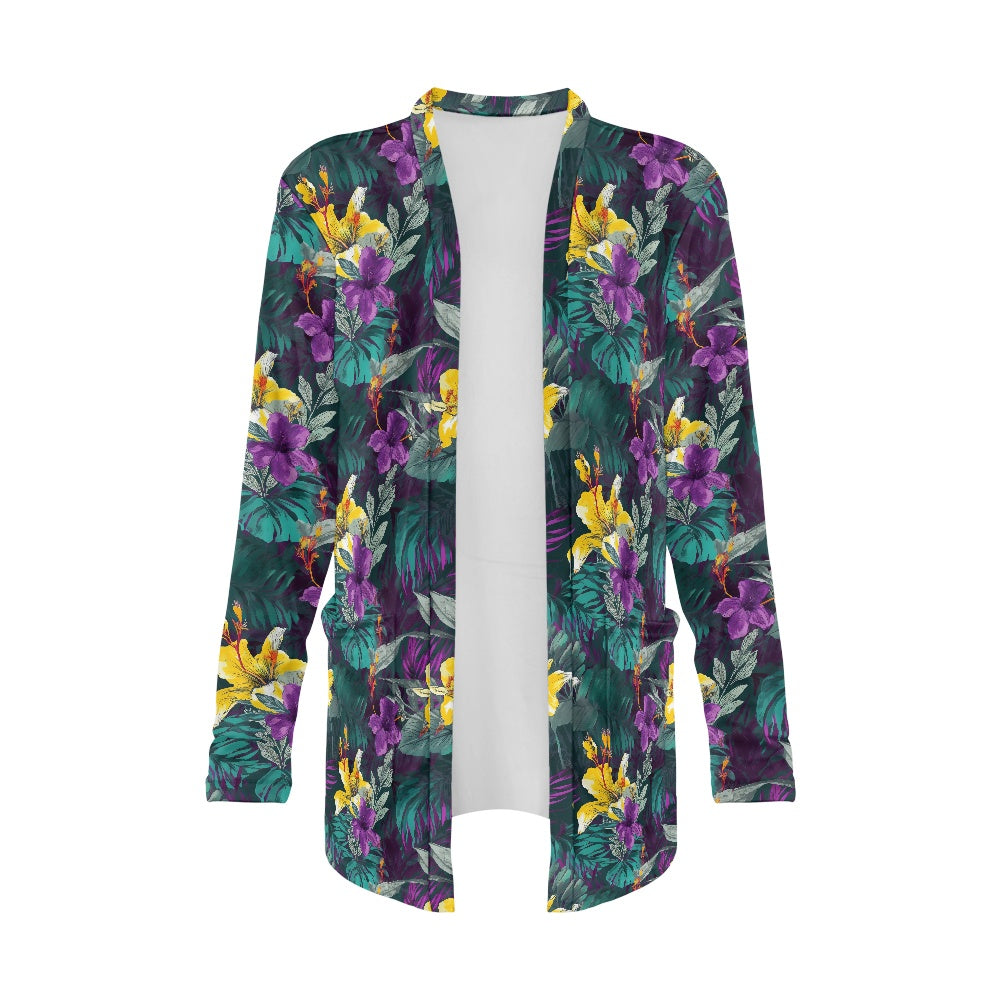 Long-sleeved cardigan jacket