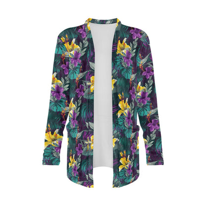 Long-sleeved cardigan jacket