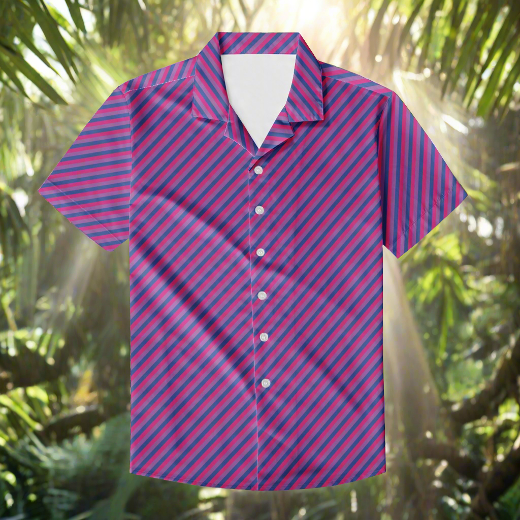 Bisexual Pride Men's Casual Shirt