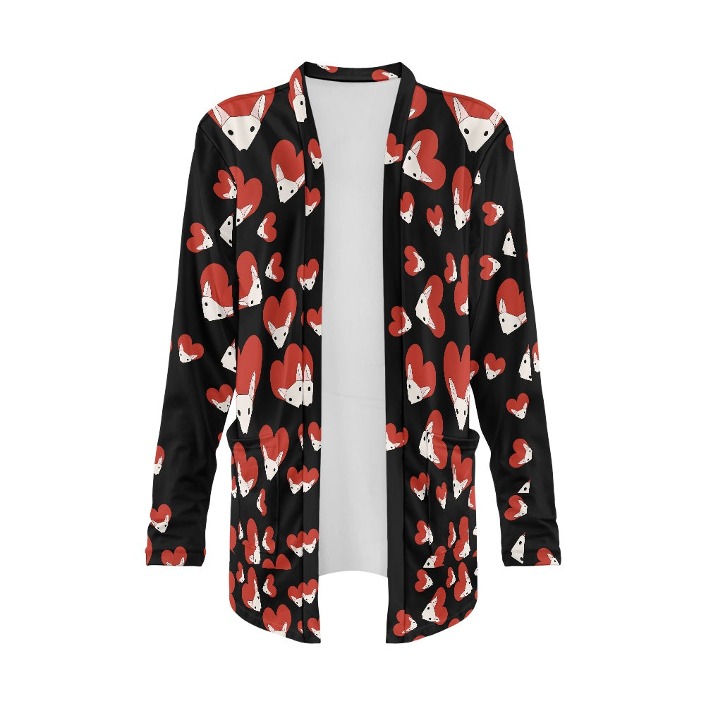Long-sleeved cardigan jacket