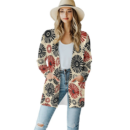 Long-sleeved cardigan jacket